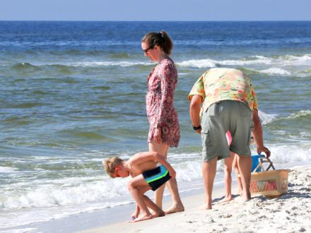 Family on Alabama's Beaches