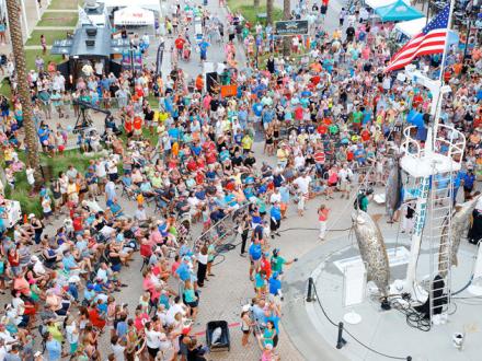 Blue Marlin Grand Championship of the Gulf Weigh In at The Wharf