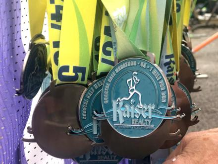 Kaiser Coastal Half Marathon Race Medals