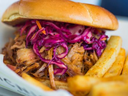 Picnic Beach BBQ sandwich