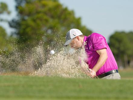 Golfer in Gulf Shores