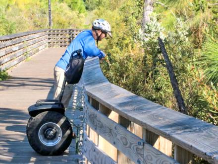 Man on Segway Tour at Gulf State Park