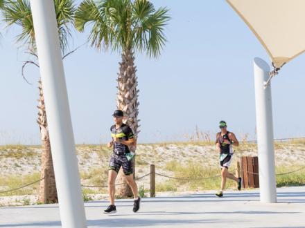Runners on Alabama's Beaches
