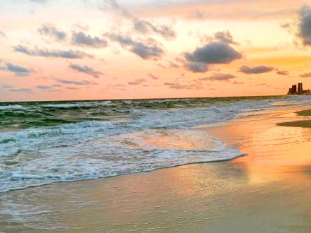 Sunset on Alabama's Beaches