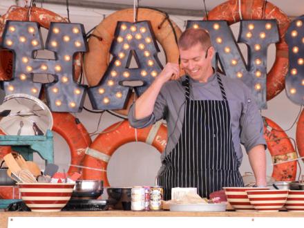 Celebrity Chefs at Oyster Cook-Off