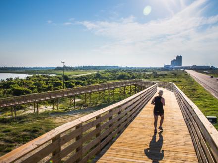 running on beach gulf shores