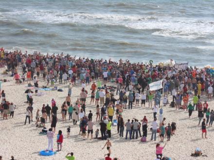 Flora-Bama Polar Bear Dip in Orange Beach, AL