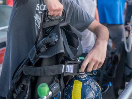 Dive instructors for the Down Under Dive Shop