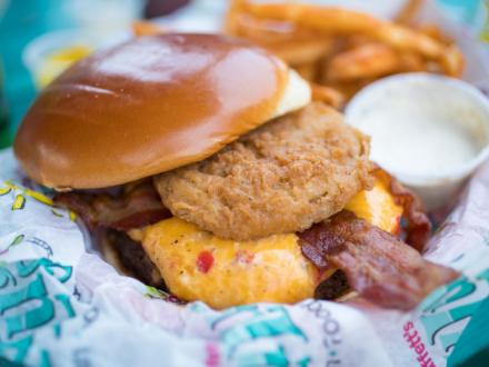 Food at Lucy Buffett's LuLu's in Gulf Shores, Alabama