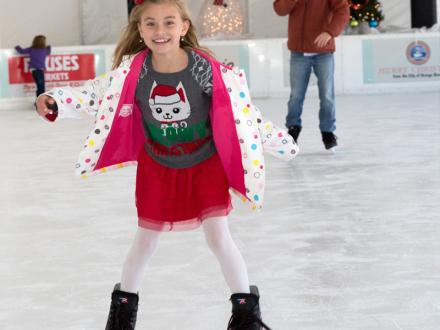 Ice Skating at The Wharf