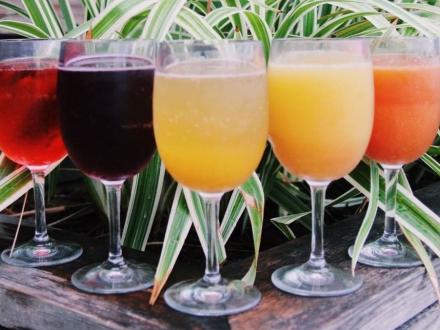 Cocktails at the Ruby Slipper Cafe in Orange Beach, AL