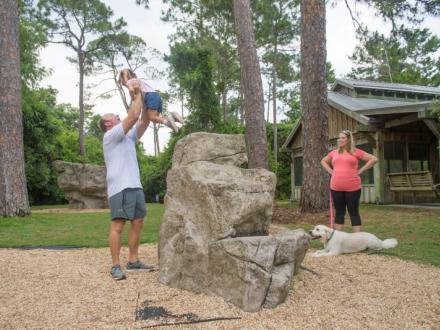 Family at Gulf State Park in Gulf Shores, AL