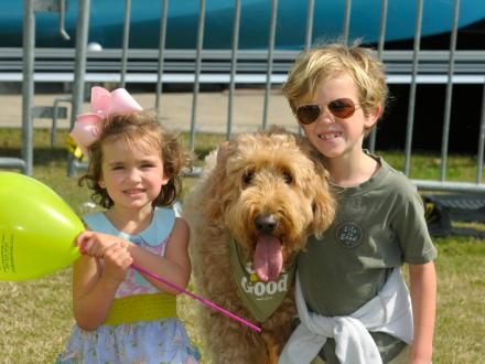 Children at The Wharf Boat and Yacht Show