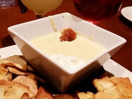 Cheese dip at Cosmo's Restaurant & Bar