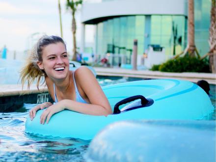 Teen at a condo in Orange Beach, AL