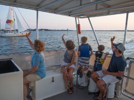 Dolphins Down Under sunset cruise