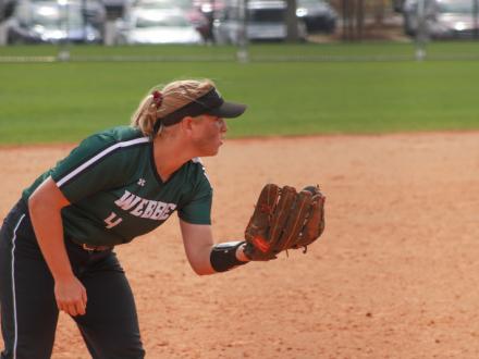 Girls play softball in Gulf Shores, AL