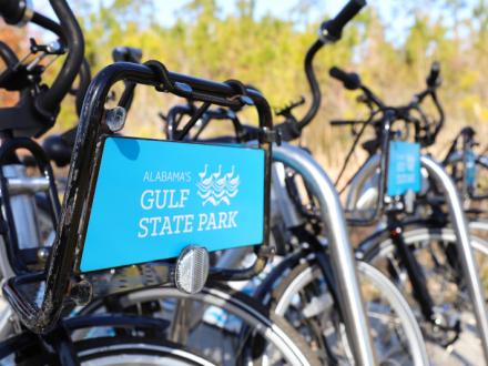 Bike-share rentals at Gulf State Park