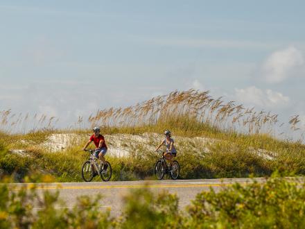 Bike riding Gulf State Park