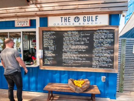 The Gulf in Orange Beach