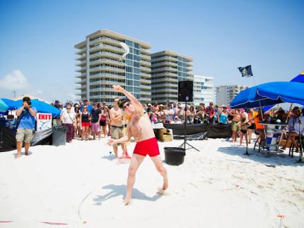 Mullet Toss at Flora-Bama