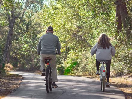 Biking in Gulf State Park