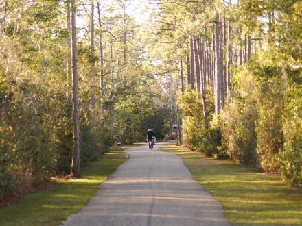 Biking in Gulf State Park