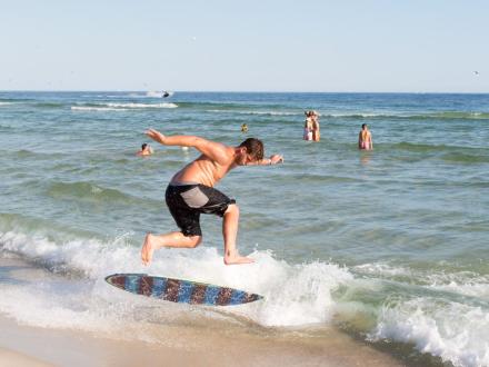 Skimboarding Gulf Shores
