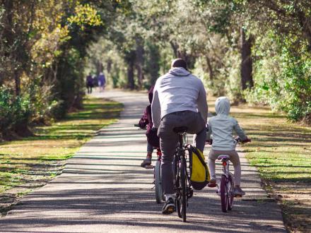 Biking in Gulf State Park