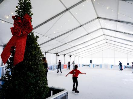 Ice Skating at The Wharf