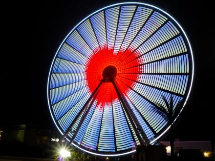 The Wharf Ferris Wheel at Night