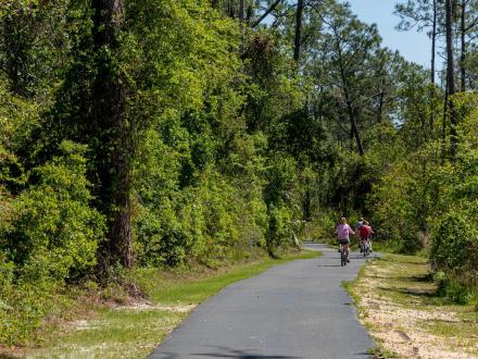 Biking in Gulf State Park