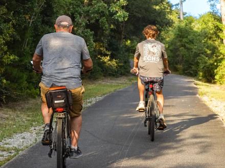 biking Gulf State Park