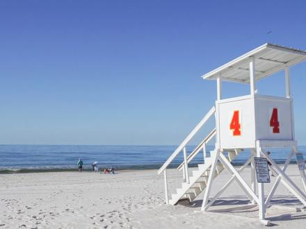 Lifeguard stand Gulf Shores Alabama