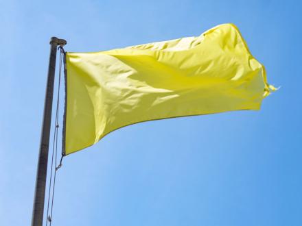 Yellow Beach Flag