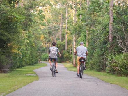 Biking in Gulf State Park