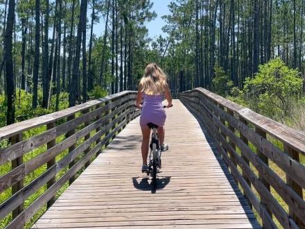 Biking in Gulf State Park