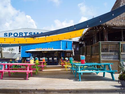 Tiki Bar at Sportsman Marina Orange Beach