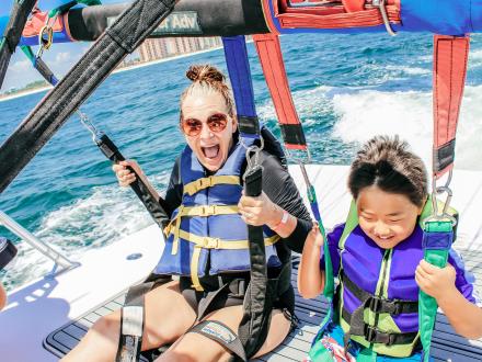 Parasailing in Orange Beach Water Activity