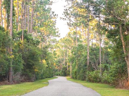 Gulf State Park hiking and biking trail