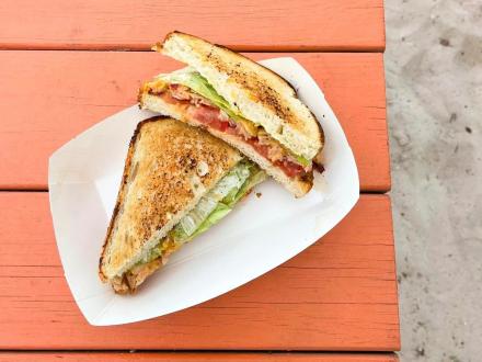 sandwich from The Beli in Gulf Shores