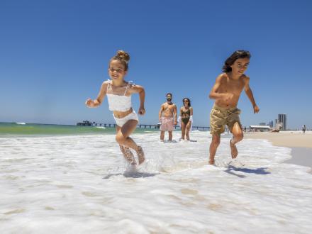 Kids on the beach