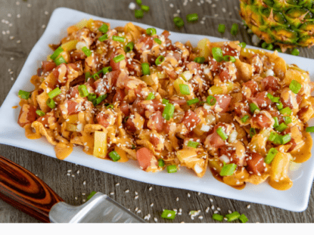 Spicy ahi pike nachos at Island Wing Company in Gulf Shores