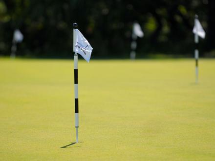 Golf holes on Kiva Dunes golf course in Fort Morgan
