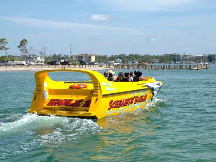 Screaming Eagle Jet Boat, exciting water activity in Orange Beach