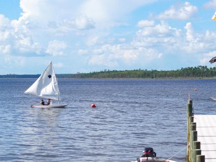 Sailing lesson at The Wind and Water Learning Center in Orange Beach