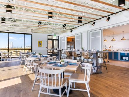Inside dining area of Foodcraft restaurant in Gulf Shores