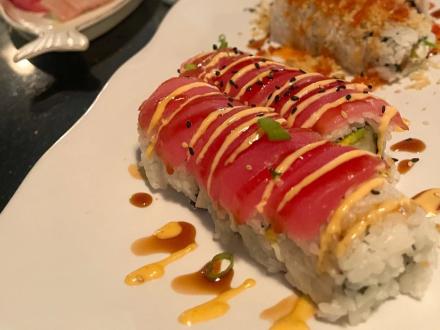 Fresh sushi at Big Fish, sushi and fine dining restaurant in Orange Beach