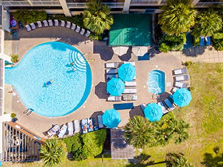 Hilton OB pool on Alabama's Beaches