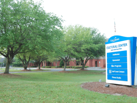 outside of Gulf Shores Cultural Center building